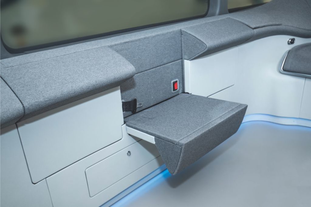 asientos en autobuses de conducción autónoma king long