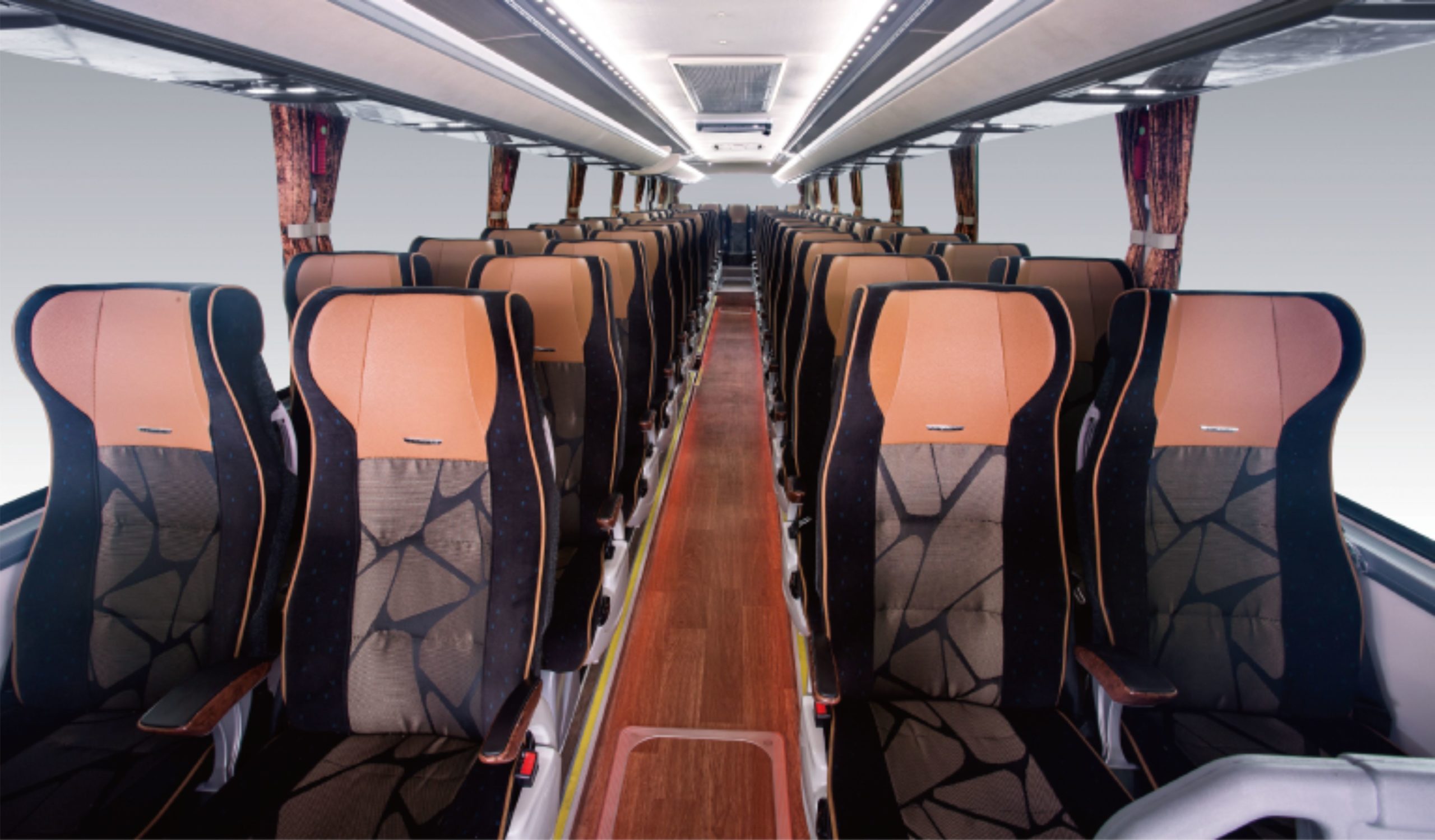 asientos confortables en el interior de un autocar-13m-king-long_c13hd y autocar-12m-king-long_c12hd