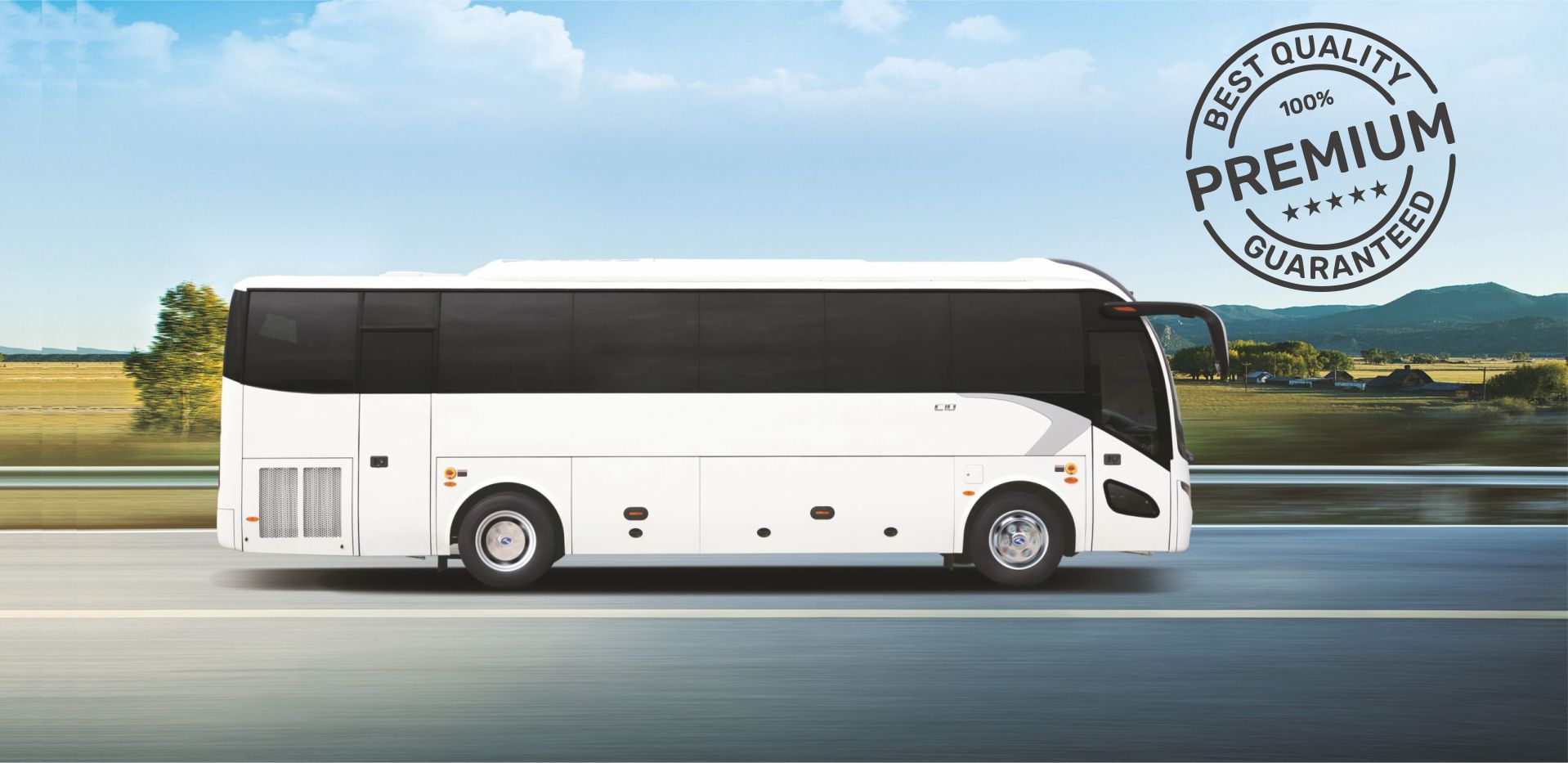 midibus king long C10 de 10m por carretera