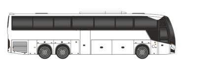 King Long C15 HD 15m alzado derecho del autocar king long c15 hd