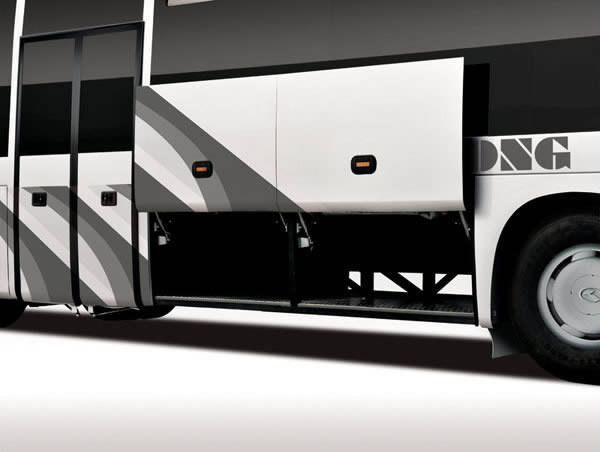 maleteros de los autobuses interurbanos king long U